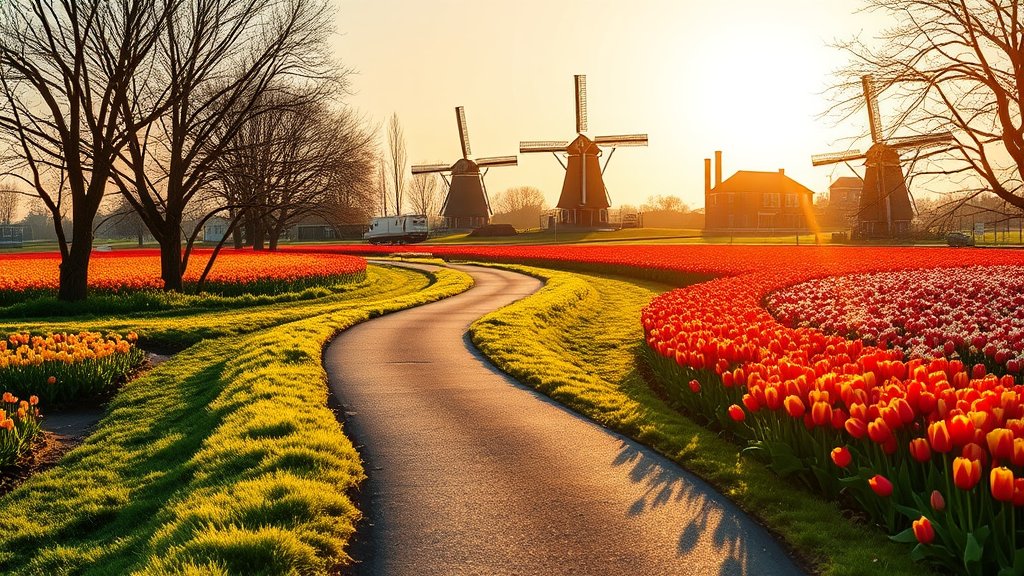 À vélo à travers les pays-bas : entre villes et nature